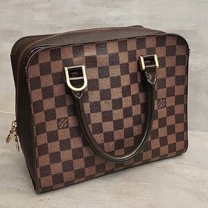 Authentic Louis Vuitton Damier Ebene Triana Bag